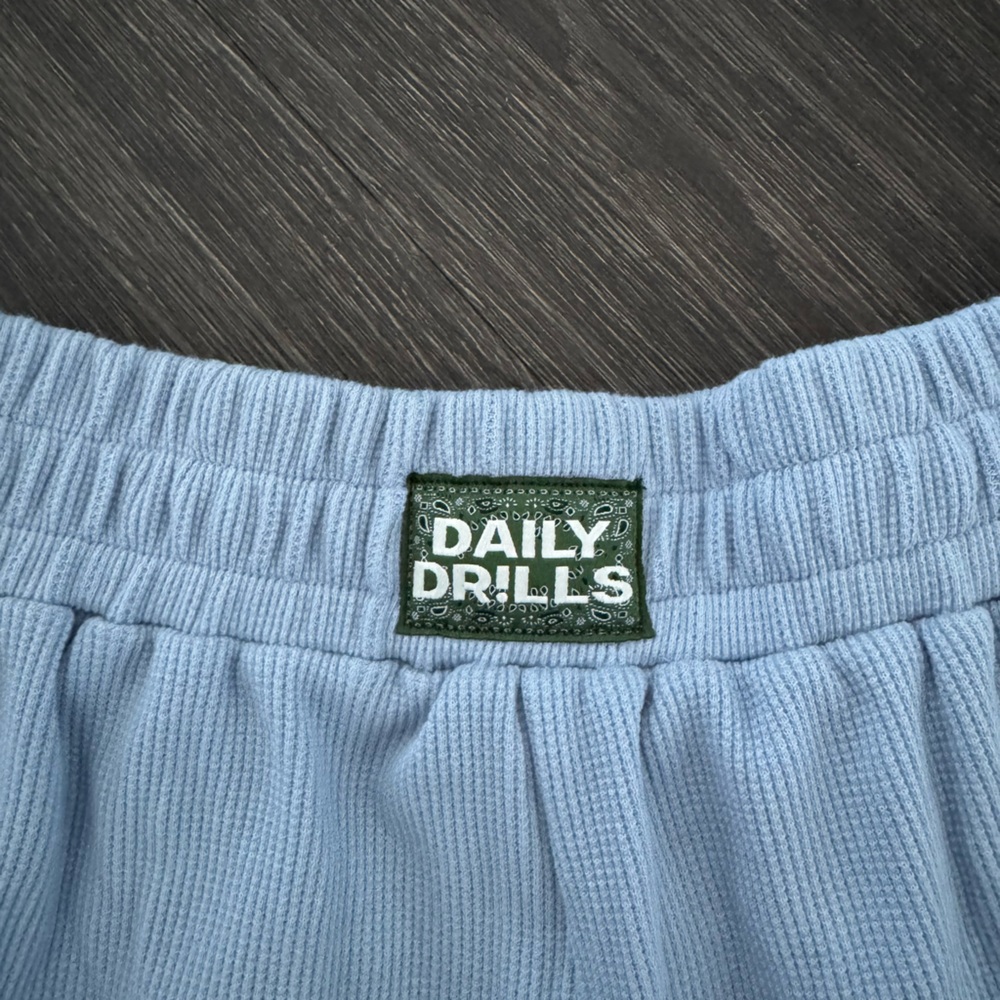 Daily Drills Thermal Resort Shorts - Mist with Bandana Patch - Picture 3 of 4